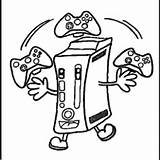 Xbox Coloring Pages Controller Getcolorings Getdrawings sketch template