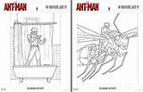 Coloring Pages Ant Man Sheets Printables Marvel Printable Activity Game Matching Pairs sketch template