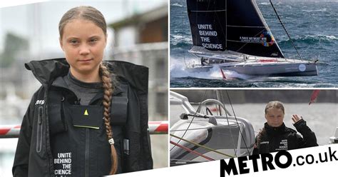 greta thunberg sets sail to us climate conference on