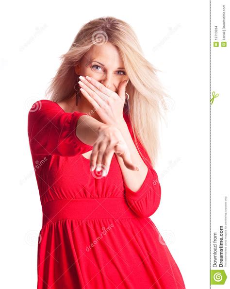 girl pointing at us and laughing stock images image 19713834