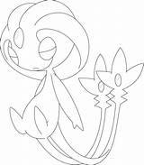 Pokemon Uxie Legendaire Mesprit Ausmalbilder Selfe Sylveon Imprimer Gratis Skriva Colorir Kleurplaten Ausdrucken Fois Imprimé sketch template