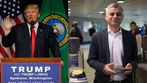 trump london s mayor sadiq khan an exception to muslim ban