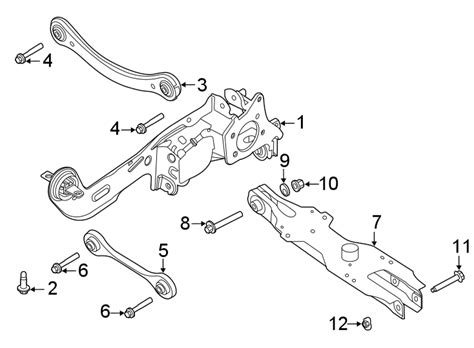 ford escape suspension knuckle escape fwd  fwd rear components stabilizer