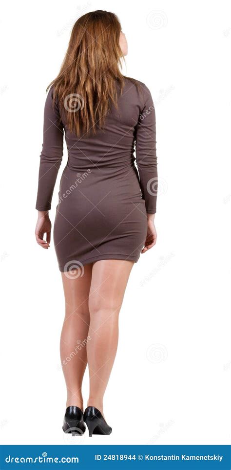 view  standing beautiful woman stock images image