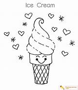 Ice Cream Coloring Pages Swirl Cookie Drawing Toddler Printable Yummy Pop Color Template Sheet Sweet Life Truck Kids Print Will sketch template