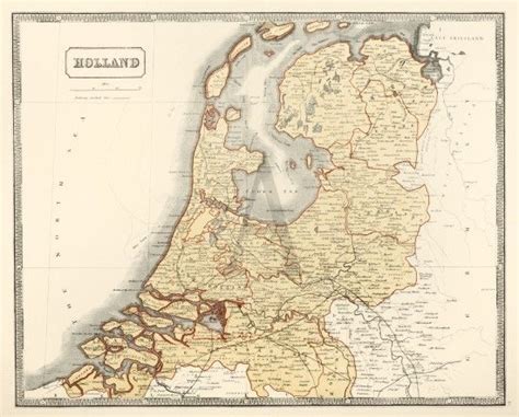 holland holland map antique maps map