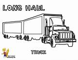 Coloring Pages Peterbilt Truck Semi Boys Boy Drawing sketch template