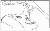 Coraline Coloring Pages Printable Eating Key Print Popular sketch template