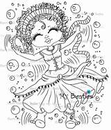 Sherri Baldy Coloring Bestie Img3 Lil Digi Gypsys Stamp Instant Doll sketch template