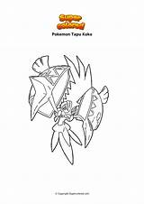Tapu Koko Kapu Riki Colorare Tokorico Cinderace Gigamax Supercolored Ausmalbilder sketch template