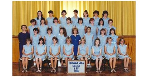 School Photo 1980 S Tauranga Girls College Tauranga Mad On New