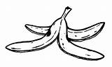 Peel Peau Banane Bananenschale Buccia Illustrations Clipartlook Vecteurs sketch template
