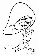 Looney Tunes Coloring Pages Characters Cartoon Printable Book Drawings Disney Color Colouring Maatjes Print Speedy Gonzales Cartoons Para Classic Colorear sketch template