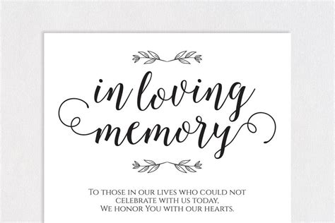 loving memory shr creative wedding templates creative market