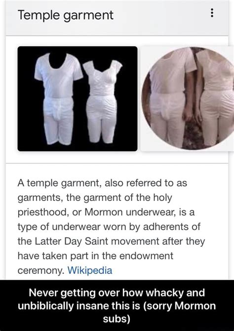 temple garment  temple garment  referred   garments