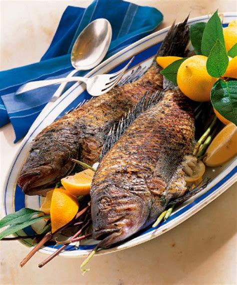 Mediterranean Grilled Sea Bass Recipe Grilling Recipes Grilled