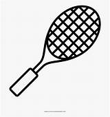 Tennis Racquet sketch template