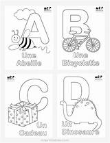 Coloring Pages French Alphabet Abc Printables Learn Activities Mr Spanish Mrprintables sketch template