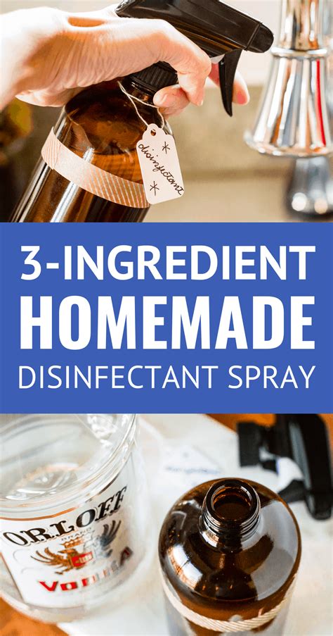 homemade disinfectant spray  ingredients unsophisticook