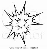 Explosion Comic Clipart Vector Illustration Burst Poof Royalty Cartoon Tradition Sm Clipartof Small Elements sketch template