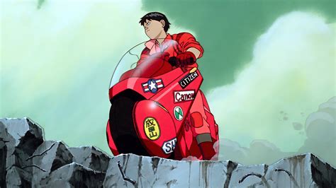 Wallpaper Akira Shotaro Kaneda Motorcycle Biker Animation Film