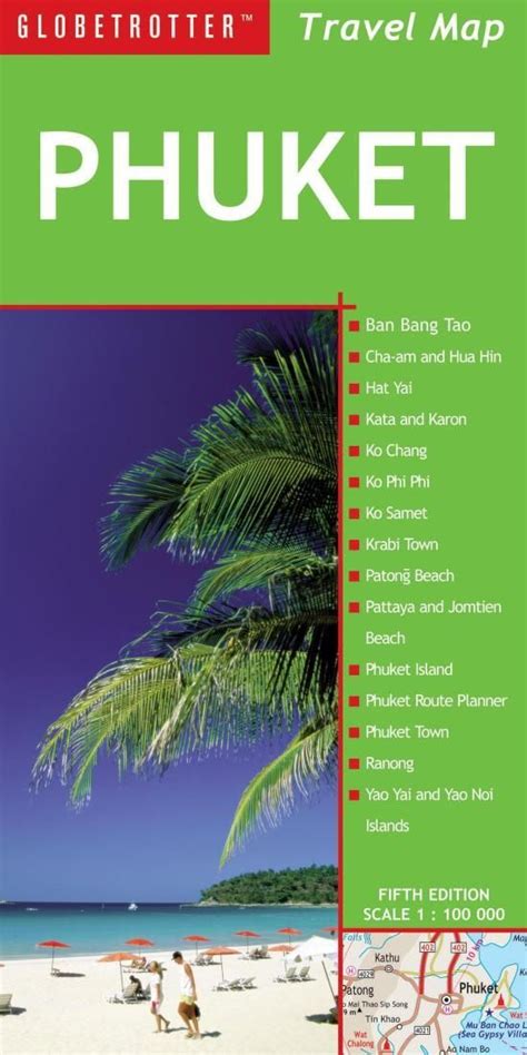 phuket thailand travel map by new holland publishers