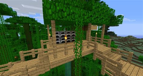jungle tree house survival minecraft project minecraft