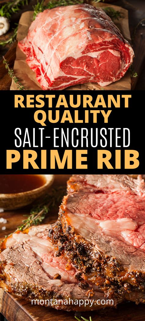 salt encrusted prime rib recipe prime rib recipe