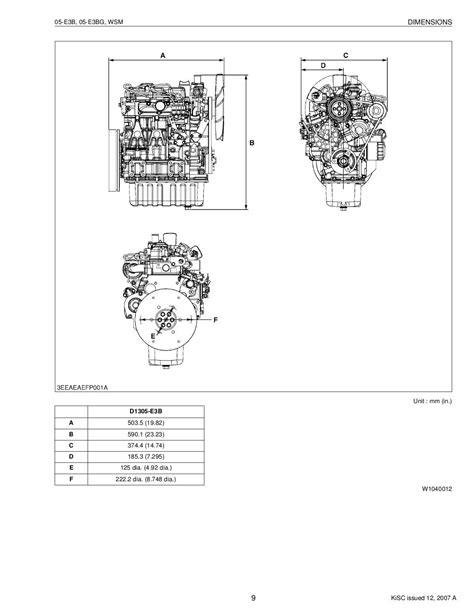 kubota  ebg diesel engine service repair manual