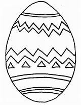 Easter Egg Pages Printable Colouring Coloring Color Kids sketch template