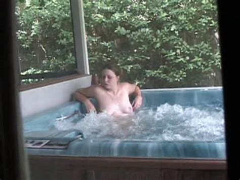 spy cam on next door neighbor milf topless in hot tub amateur home porn