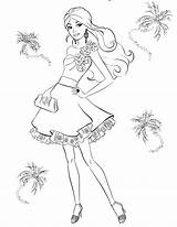 Coloring Barbie Pages Friends Printable Idea Luxury Getcolorings sketch template