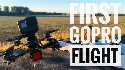 fpv racing drohne erstes mal mit gopro fliegen youtube