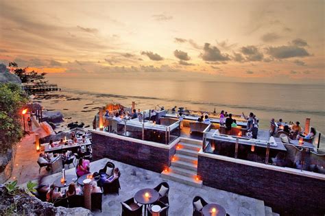 Rock Bar Bali At Ayana Resort And Spa Amazing Sunset Chill Outs In