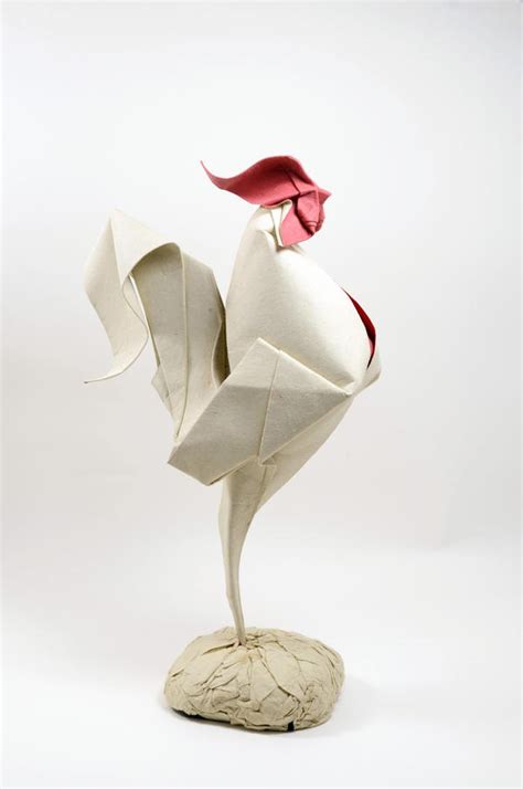 origami rooster   htquyet  deviantart