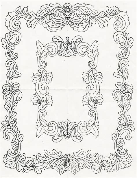 vine border coloring pages coloring pages