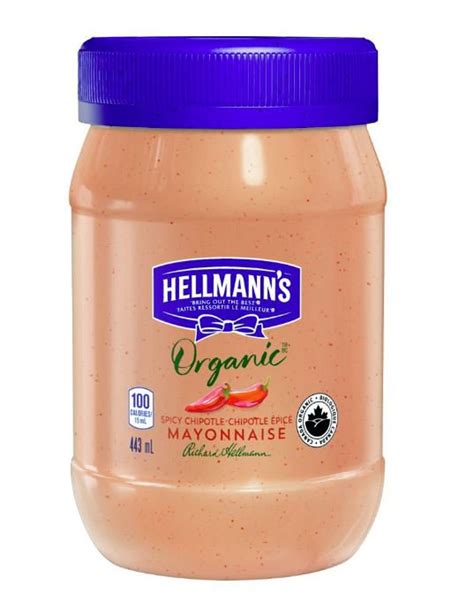 hellmann s organic spicy chipotle mayonnaise 443ml from canada