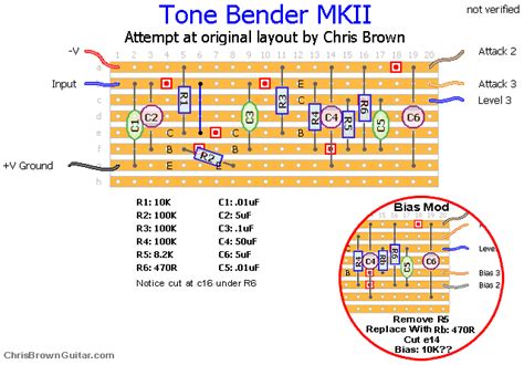 tone bender mkii original layout