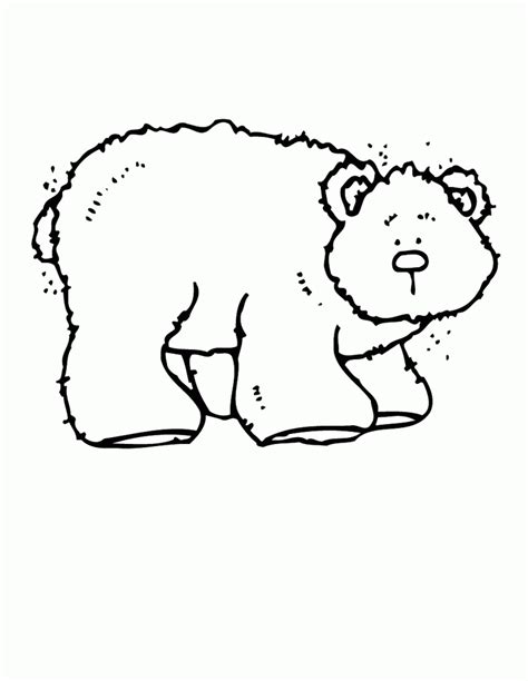 brown bear printables coloring home