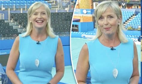 Bbc Weather Carol Kirkwood Sends Fans Into Frenzy With
