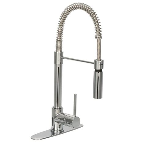 glacier bay series  single handle pull  sprayer kitchen faucet  chrome crpelfhhd