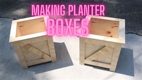 Making Planter Boxes Youtube