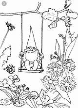 Coloring Pages Gnome Garden Board David Choose Fairy sketch template