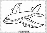 Avion Aviones Pintar Rincondibujos Comerciales Medios Rincon Navegación sketch template