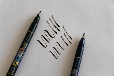 brush pens  calligraphy beginners lettering daily