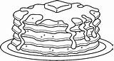Pancake Pancakes Colouring Kindergarten Preschoolactivities Pajama Pajamas Kinderga Thumb1 sketch template