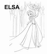 Coloring Elsa Ice Pages Frozen Castle Movie Kids sketch template