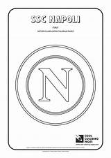 Napoli Coloring Pages Logo Cool Soccer Colouring Logos Ssc Football Club Fc Clubs Kids Disegni Print Choose Board sketch template