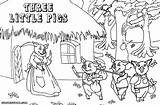 Coloring Pigs Three Little Pages Story Printable Clipart Colouring Print Quality High Sheets Pdf Library Coloringhome Popular sketch template