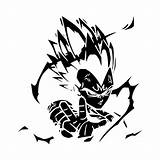 Dragon Vegeta Goku Dbz Dragonball Ballzbeatz Schablonen Sangoku Stencils Skizzen sketch template